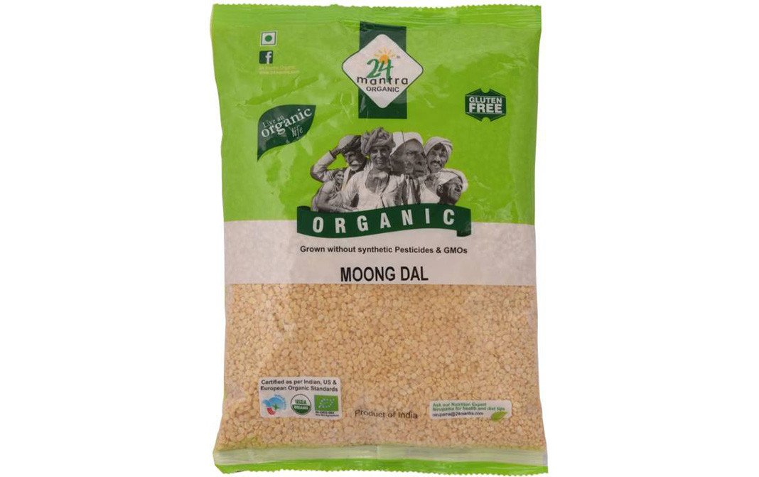 24 Mantra Organic Moong Dal    Pack  1 kilogram